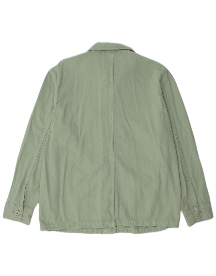 Zara Veste utilitaire pour homme UK 38 Coton vert moyen