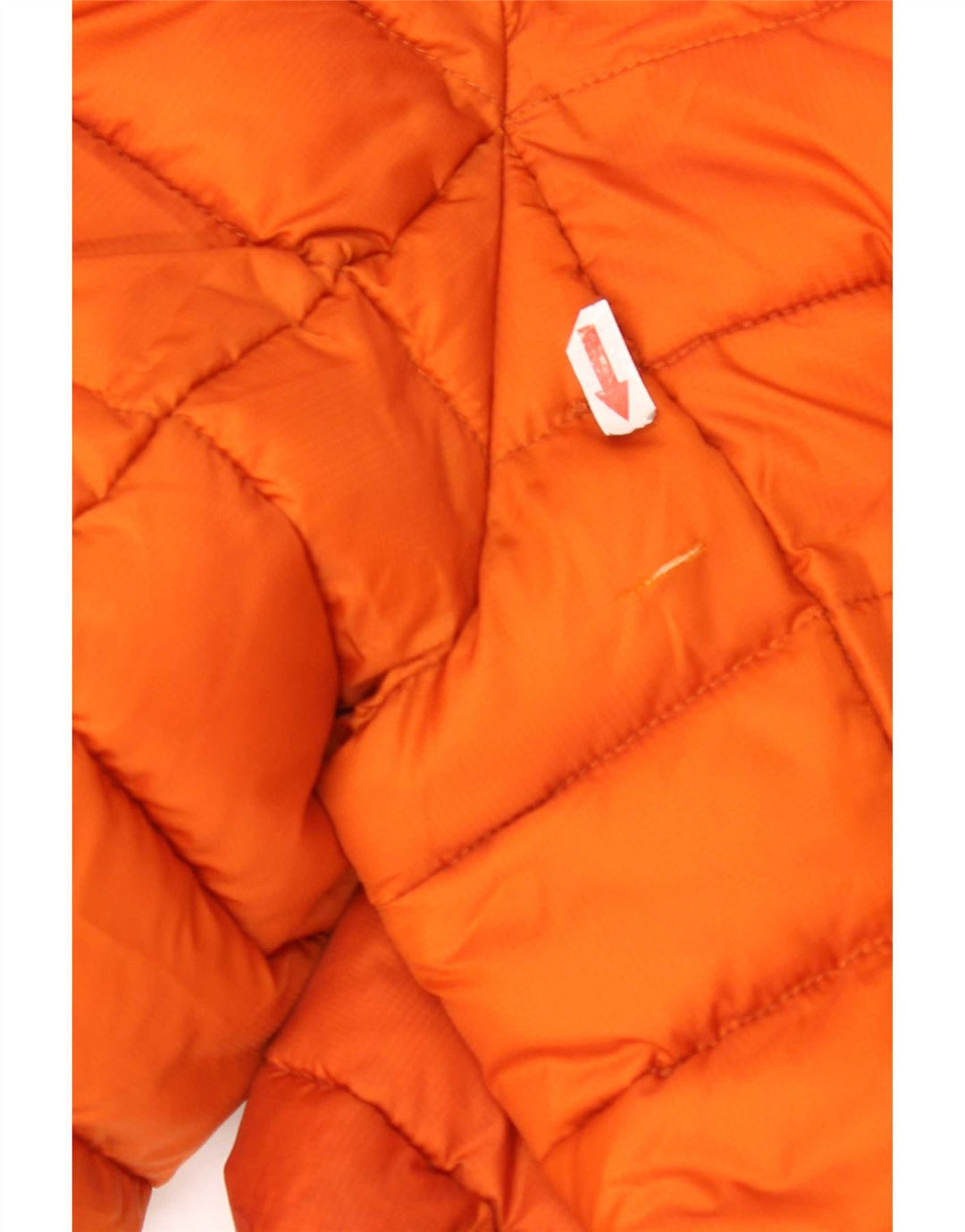 North Sails Veste matelassée à capuche pour homme UK 40 Large Orange Polyester