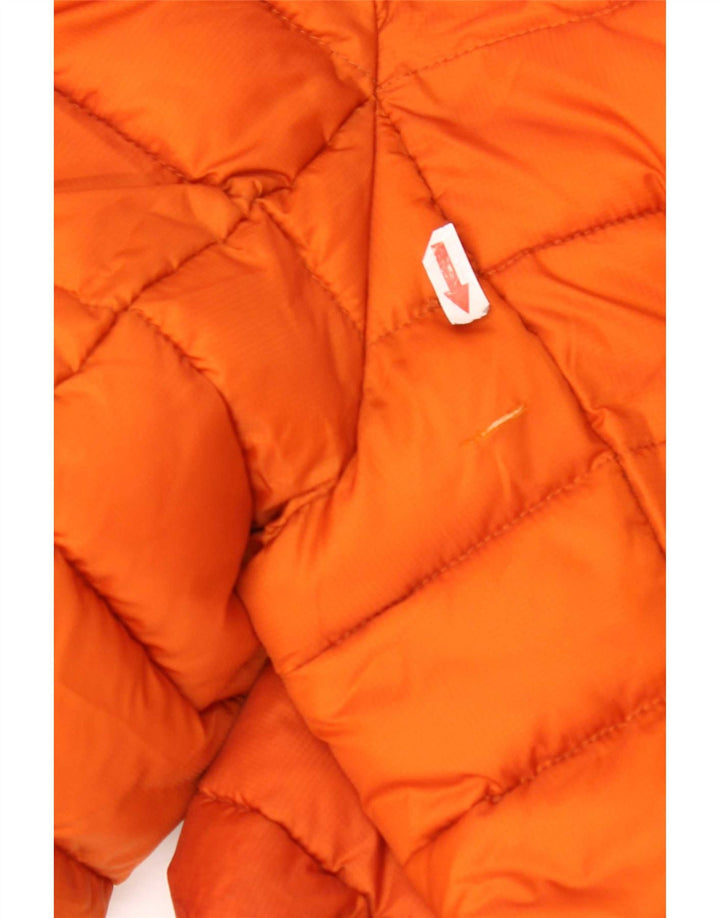 North Sails Veste matelassée à capuche pour homme UK 40 Large Orange Polyester