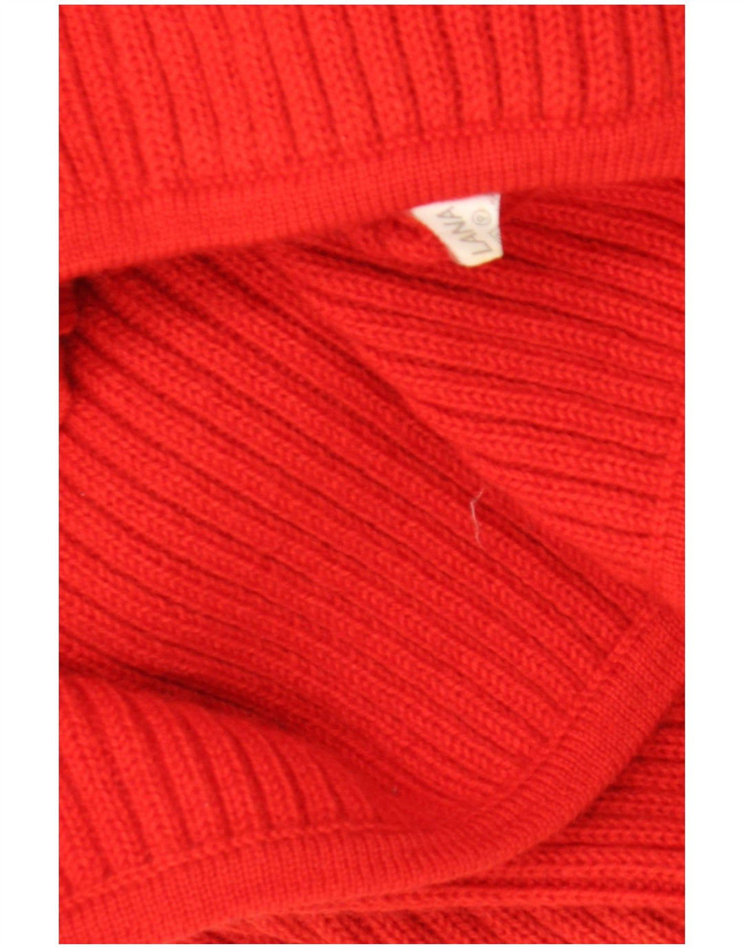 vintage Femme Cardigan Pull UK 10 Petite Laine Rouge