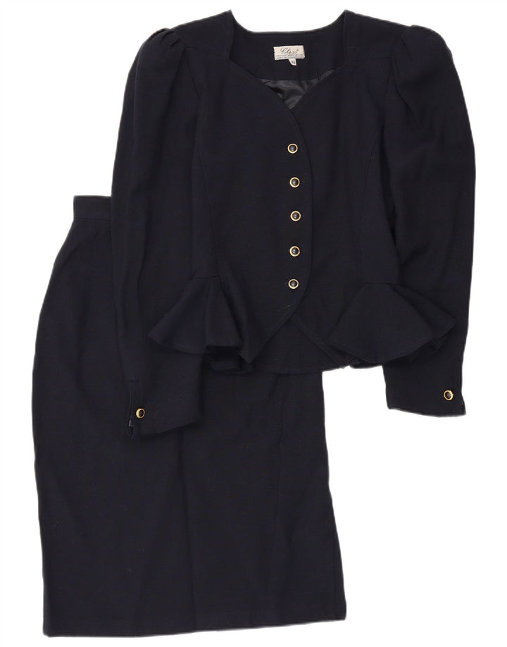 Class Ensemble jupe 2 pièces 5 boutons pour femme IT 42 Medium W26 Bleu marine