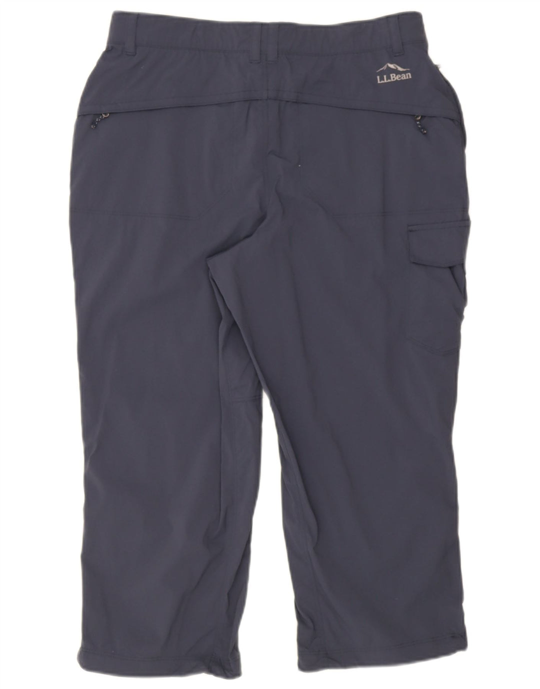 L.L.Bean Pantalon Capri Cargo Homme Moyen W32 L22 Bleu Marine Nylon
