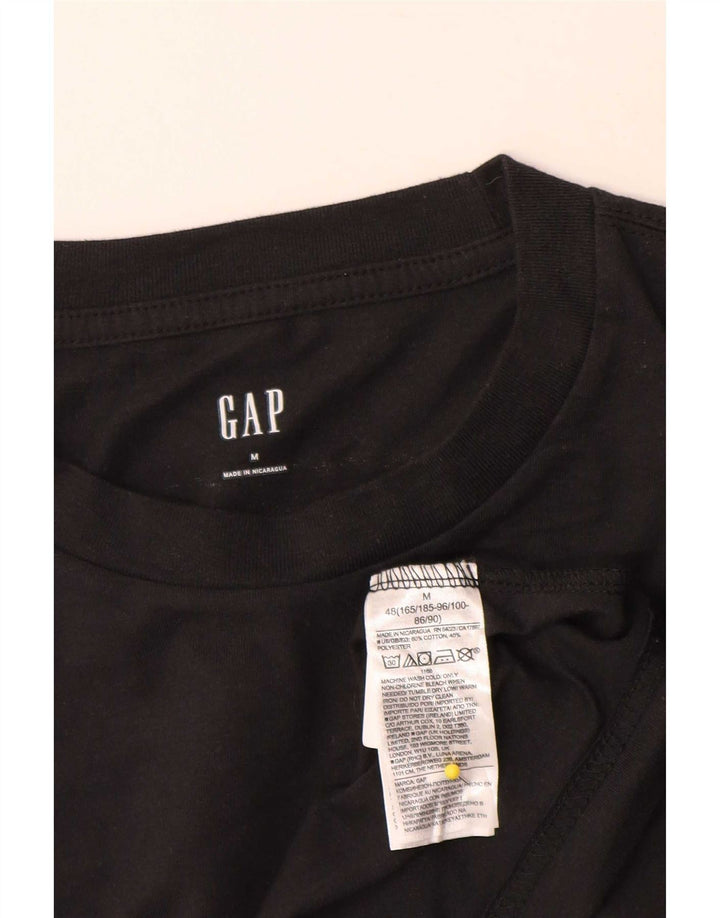 Gap T-Shirt Graphique Homme Noir Moyen Coton