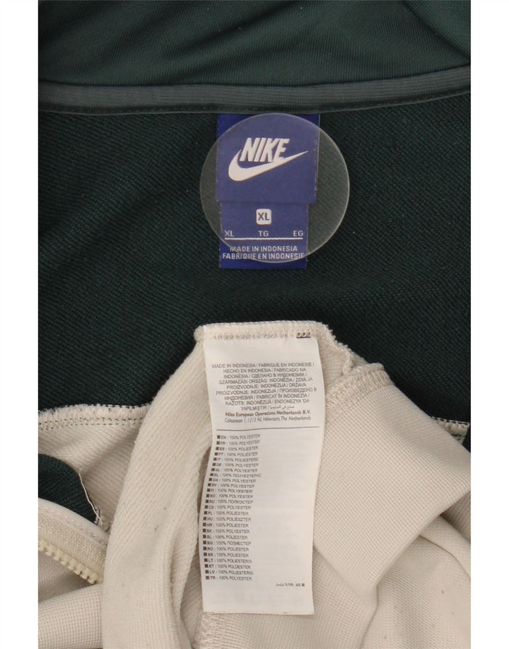 Nike Veste de survêtement pour homme XL Blanc Colorblock Polyester