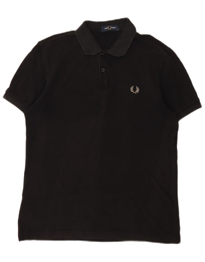 Fred Perry Polo Homme Noir Moyen Coton