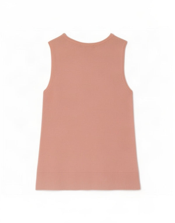 Marks & Spencer Débardeur Femme UK 12 Viscose Rose Moyen