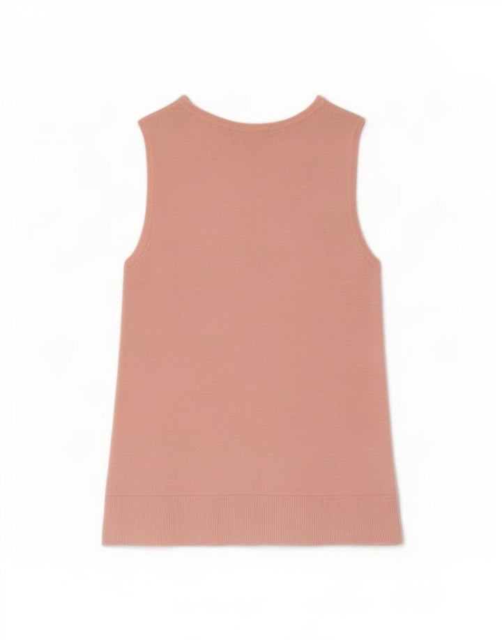 Marks & Spencer Débardeur Femme UK 12 Viscose Rose Moyen