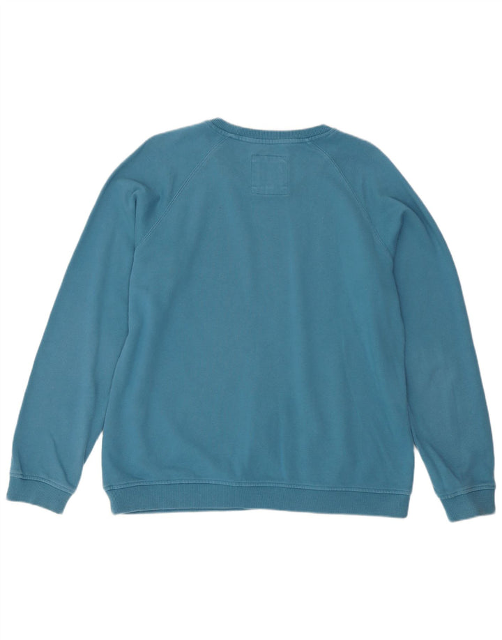 Crew Clothing Sweat-shirt pour femme en coton bleu moyen UK 44