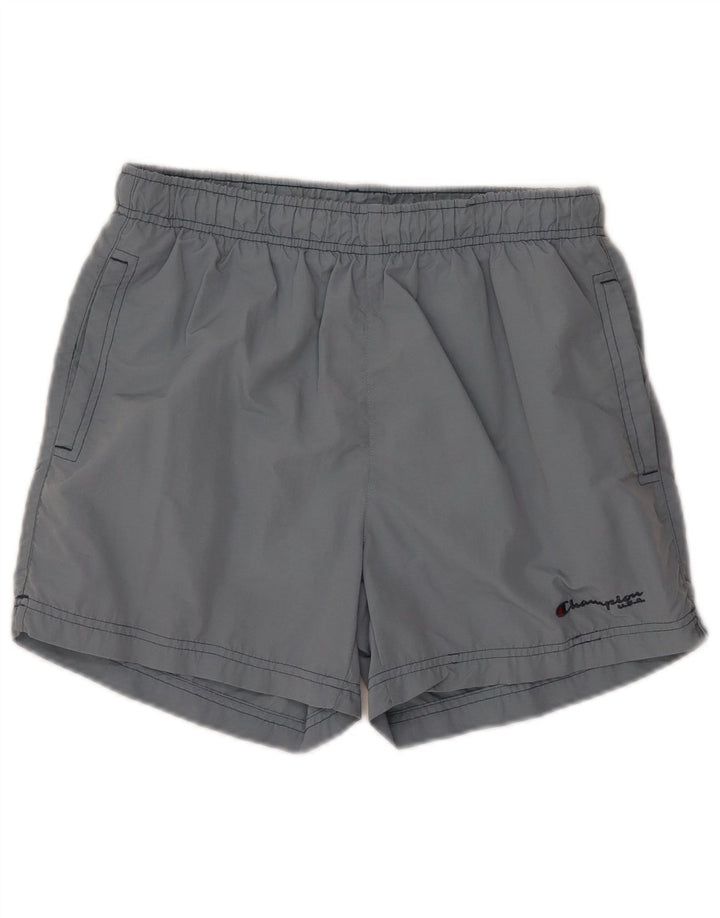 Champion Short de Bain Homme Bleu Moyen Polyester