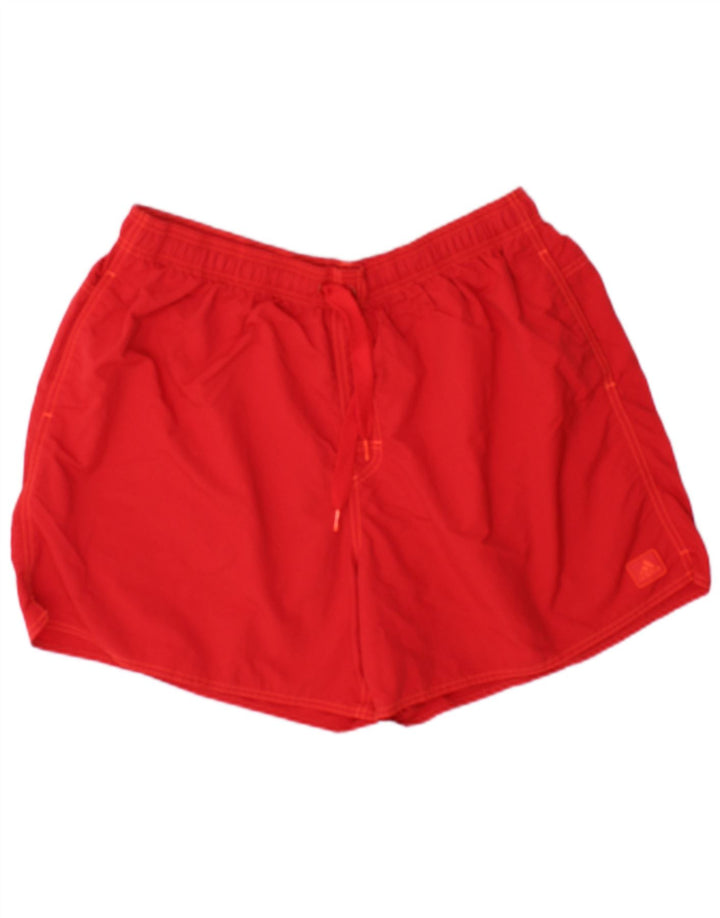 Adidas Short de sport pour homme 2XL Rouge Polyamide