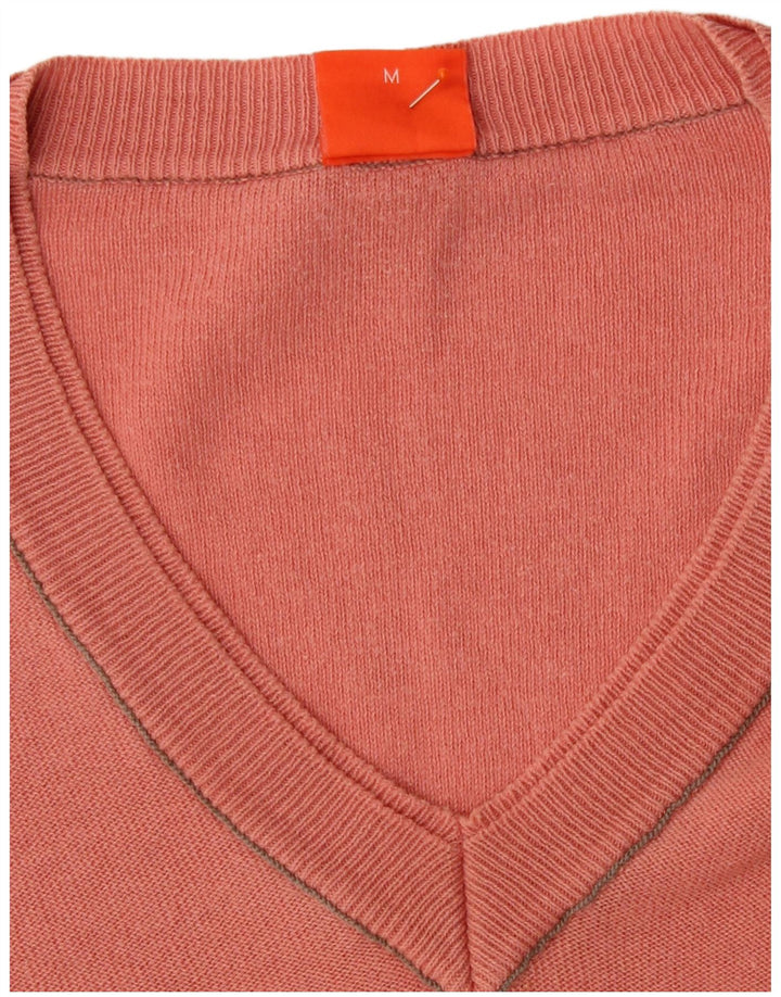 Hugo Boss Pull col V Homme Rose Moyen