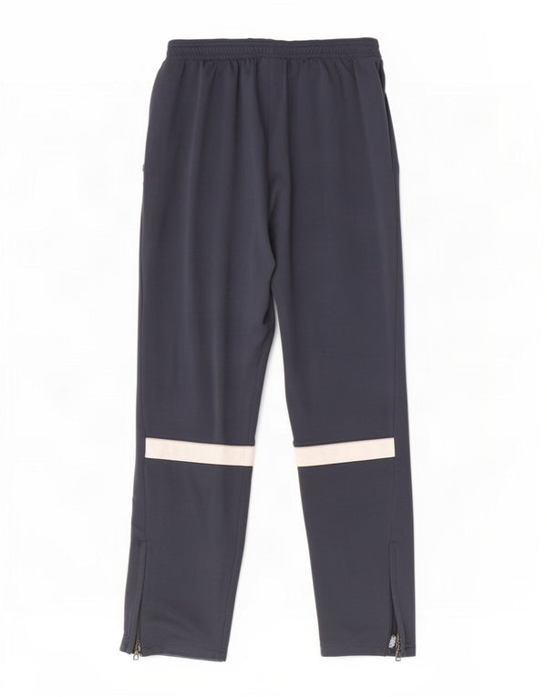 Nike Pantalon de survêtement Dri Fit pour homme Taille S Bleu marine Colorblock Polyester