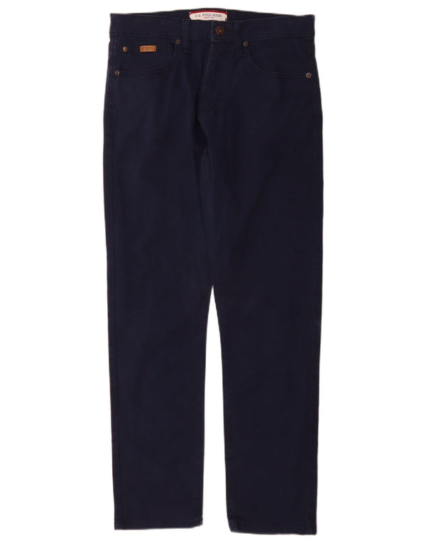 U.S. Polo Assn. Pantalon décontracté coupe slim homme W32 L30 coton bleu marine