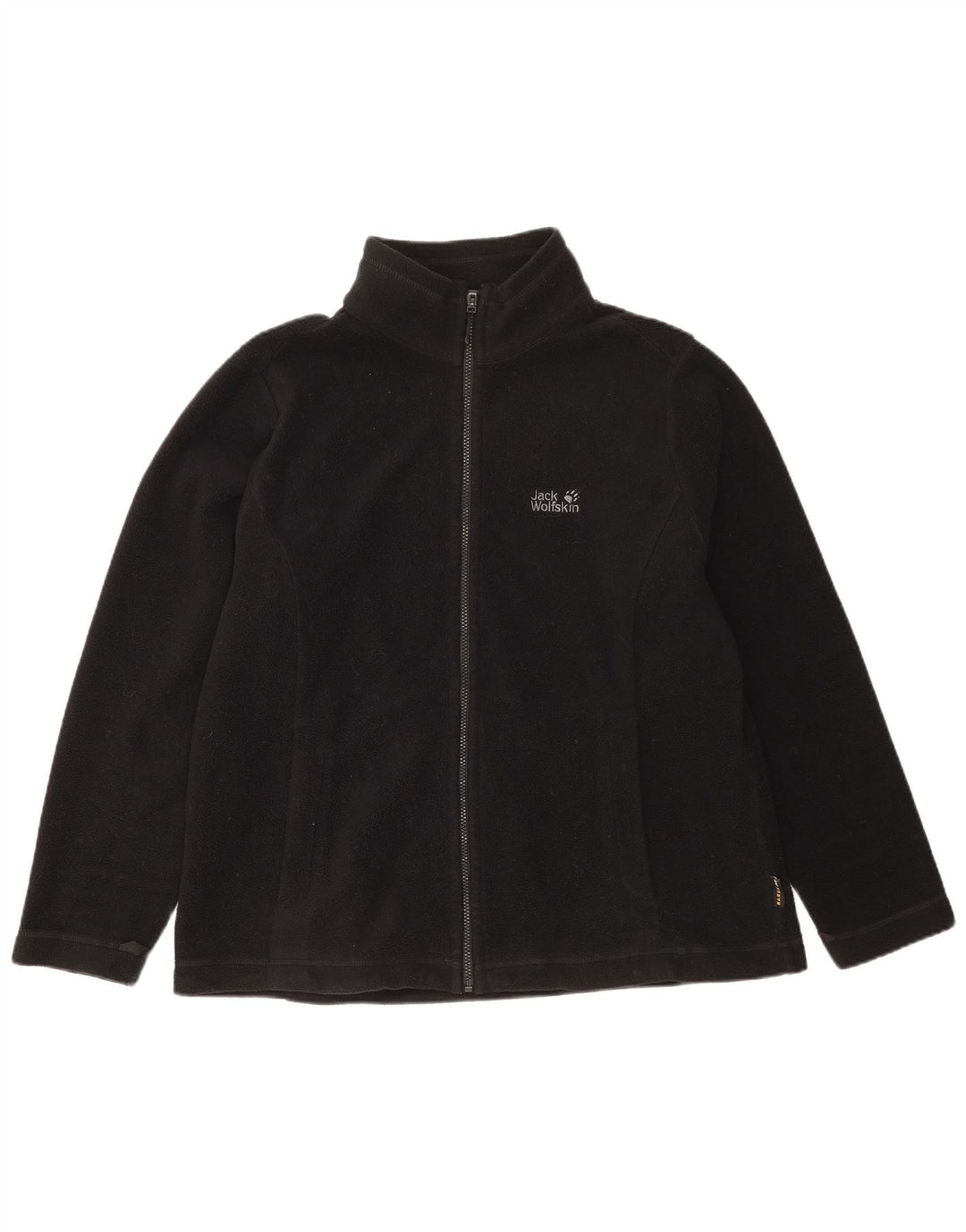Jack Wolfskin Veste polaire doublée pour homme UK 40 Large Noir Polyester