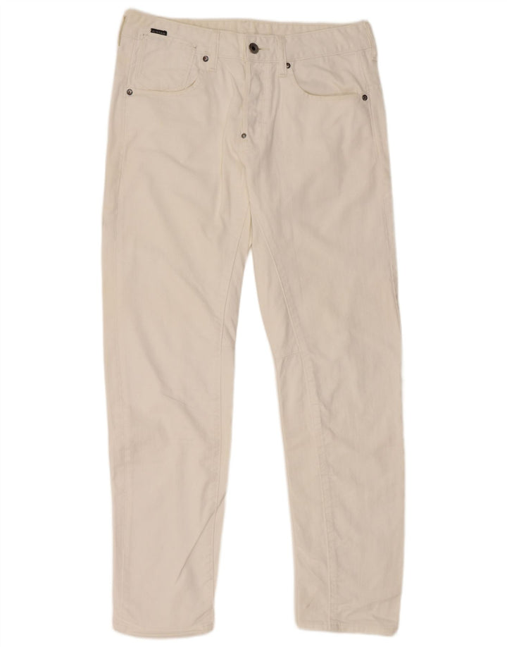 G-STAR Jean droit homme W32 L32 coton blanc