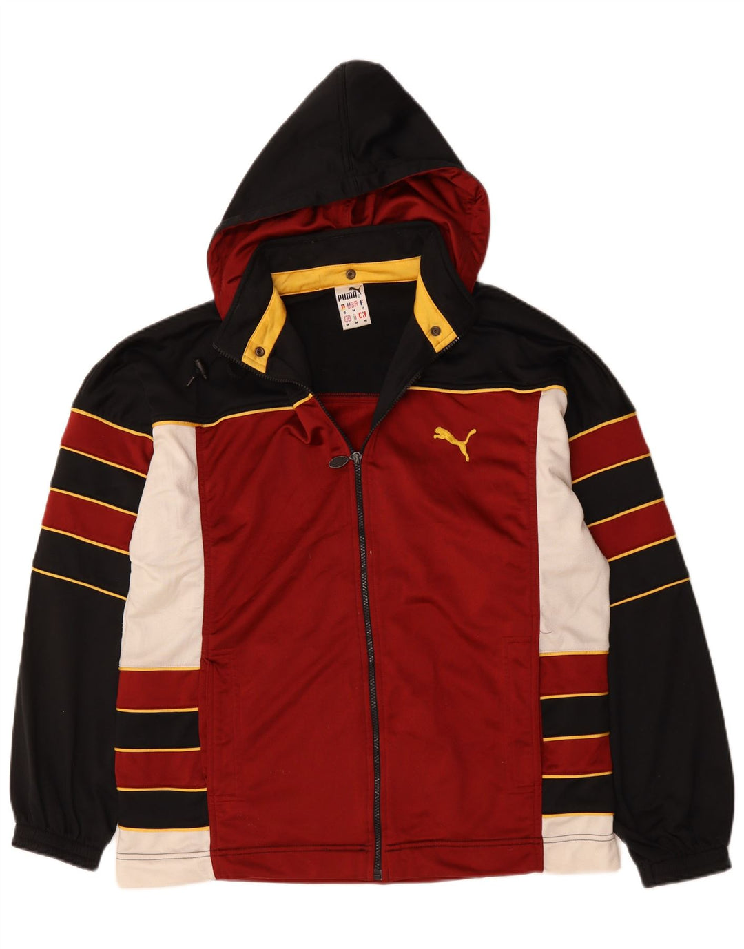 Puma Veste de Survêtement Graphique à Capuche Homme Bordeaux Moyen Colourblock