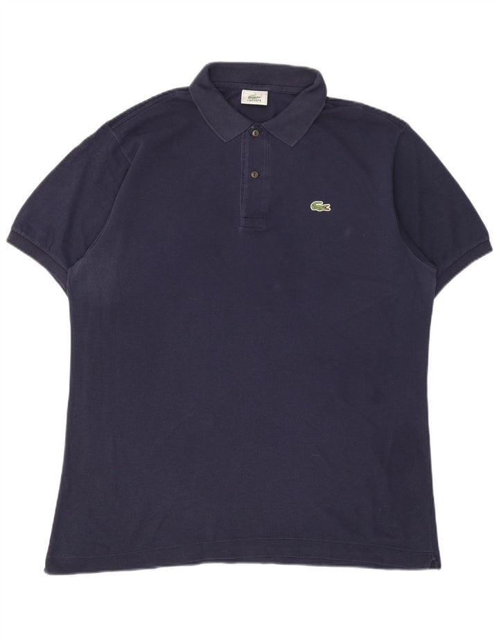 LACOSTE Polo Homme Taille 5 Grand Coton Bleu Marine