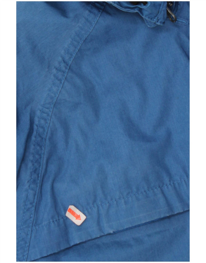TIMBERLAND Veste coupe-vent à capuche pour homme UK 36 Petit Bleu Polyester