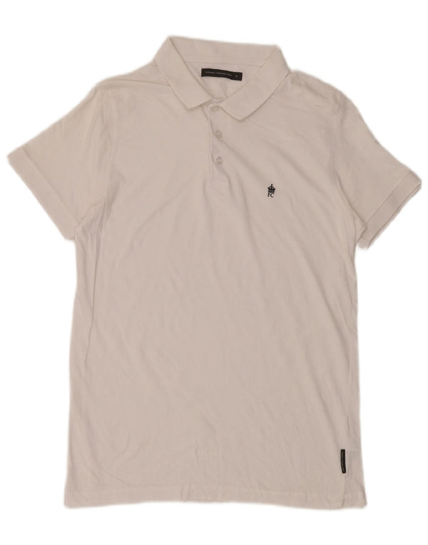 French Connection Polo Homme XL Blanc Coton