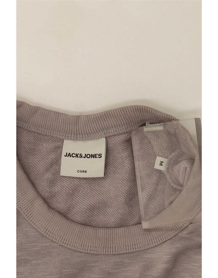Jack & Jones Sweat-Shirt Graphique Homme Gris Moyen Moucheté