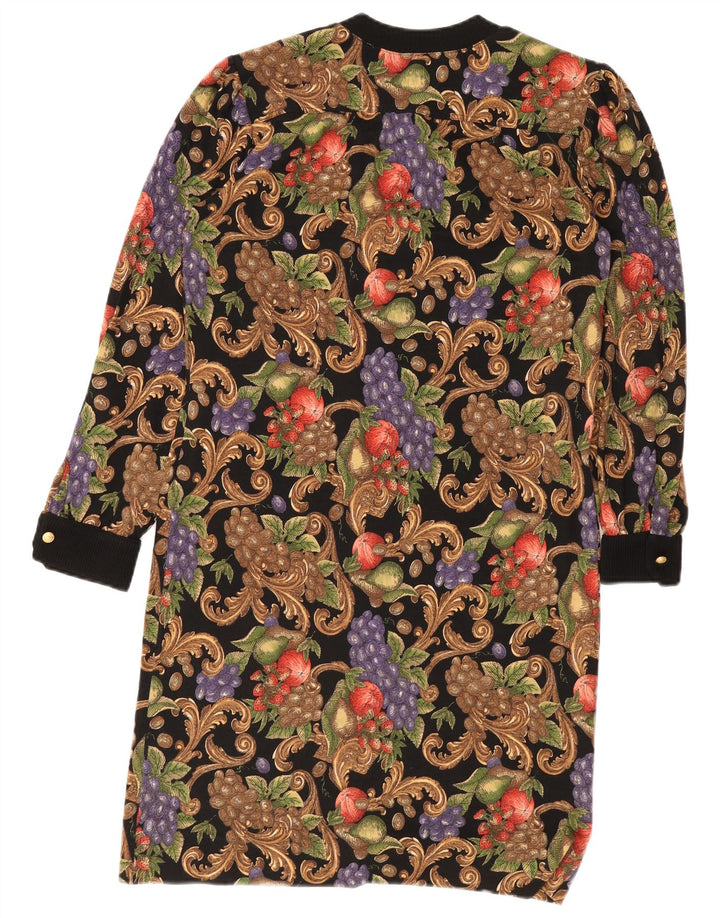 vintage Womens Shift Dress UK 12 Moyen Multicolore Floral