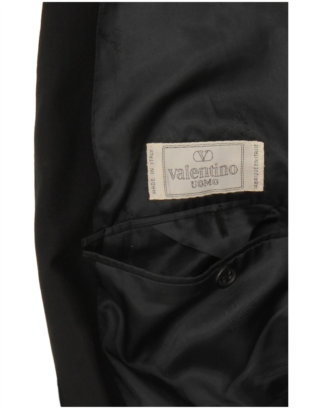 Valentino Veste blazer à 2 boutons pour homme UK 38 Noir moyen