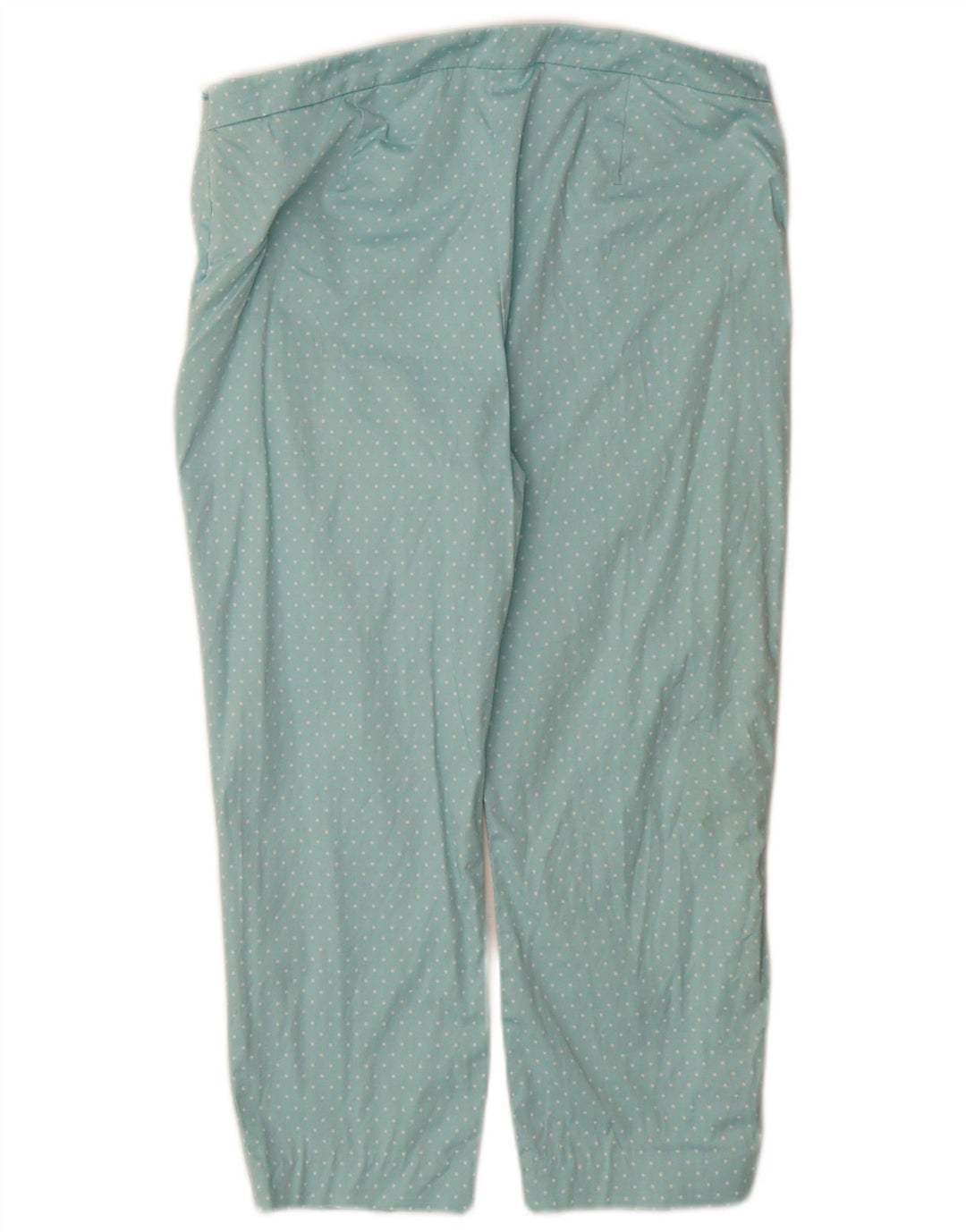 Marks & Spencer Pantalon Capri Femme UK 14 Medium W32 L22 Turquoise