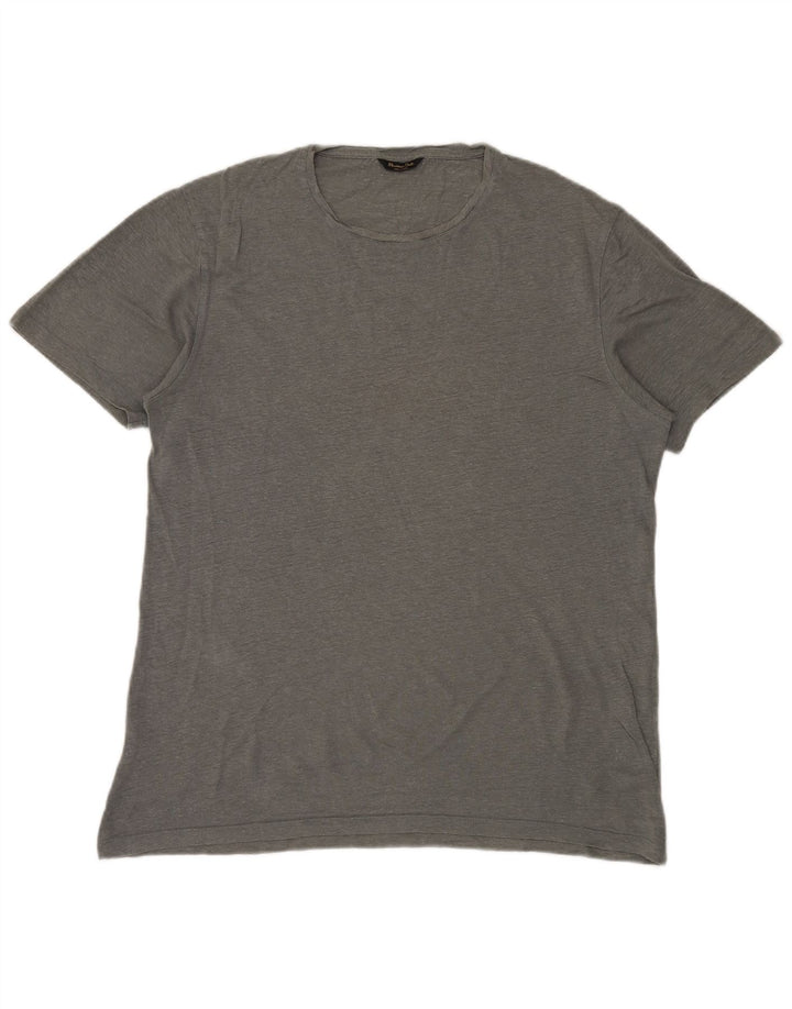 MASSIMO DUTTI T-Shirt Homme Top XL Gris