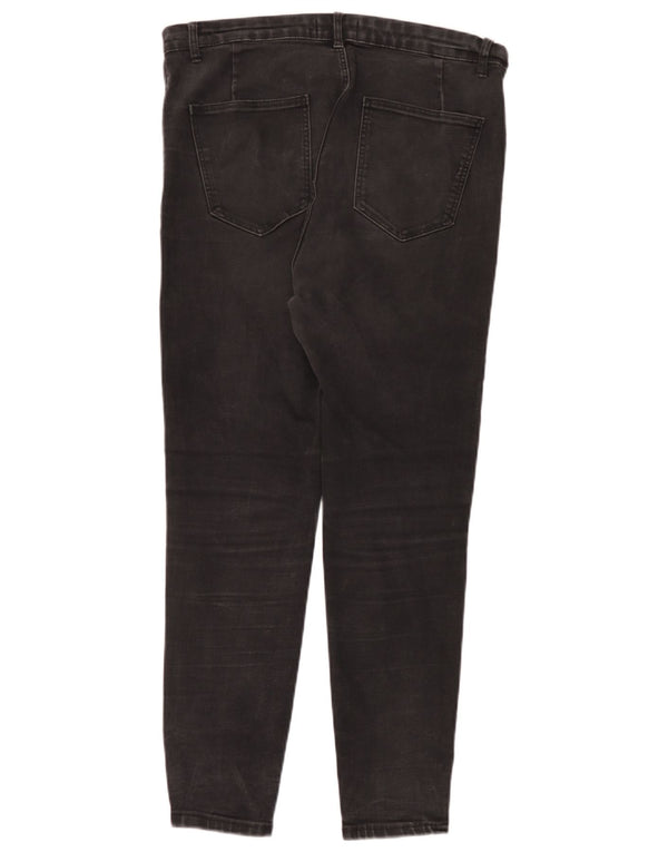Zara Jean Slim Femme EU 46 2XL W36 L28 Coton Noir
