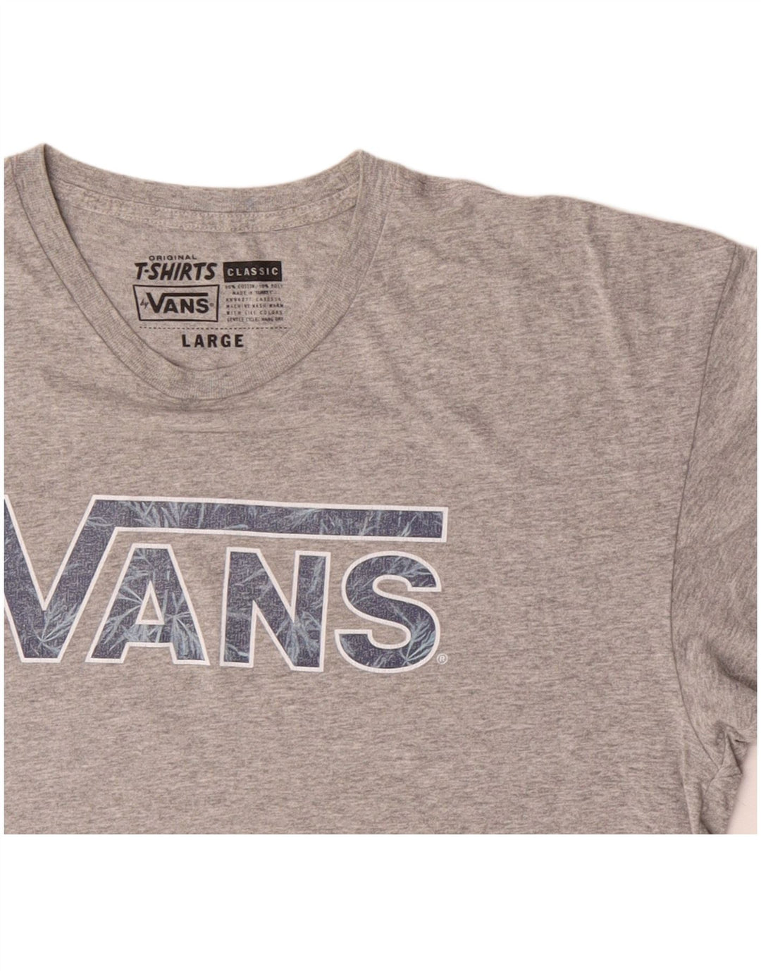 VANS T-shirt graphique coupe classique pour hommes, grand gris, coton