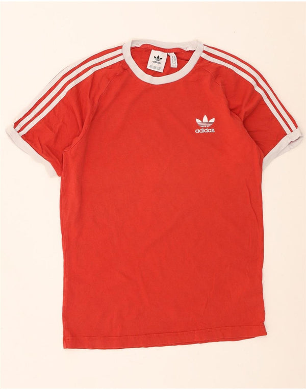 Adidas T-Shirt Homme Top Rouge Moyen Coton
