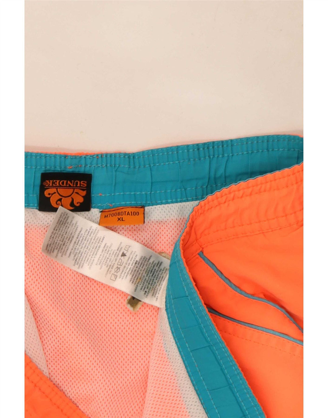 Sundek Short de Bain Homme XL Orange Polyester