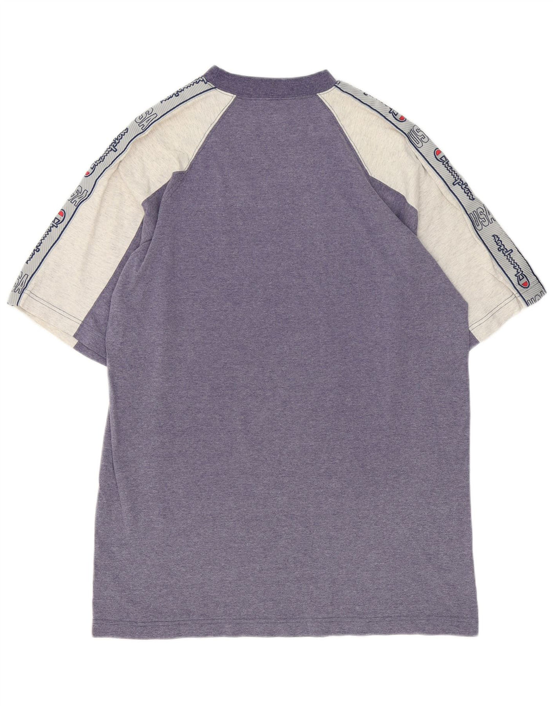 Champion T-Shirt Graphique Homme Grand Bleu Colorblock