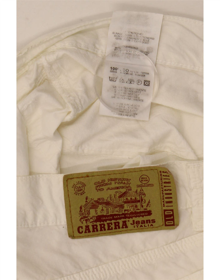 Carrera Pantalon décontracté 700 Regular Fit pour homme Taille 33 Blanc Coton