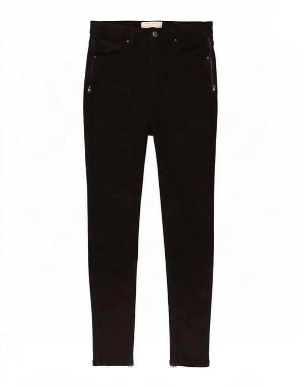 Topshop Jean Skinny Jamie W28 L30 Femme Noir Elasthanne