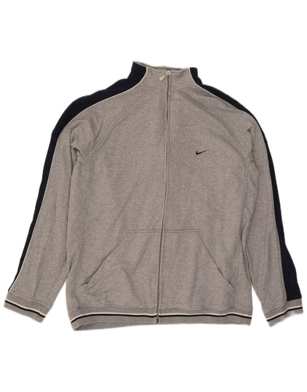 Nike Veste de survêtement pour homme UK 42/44 Large Gris Colorblock Coton