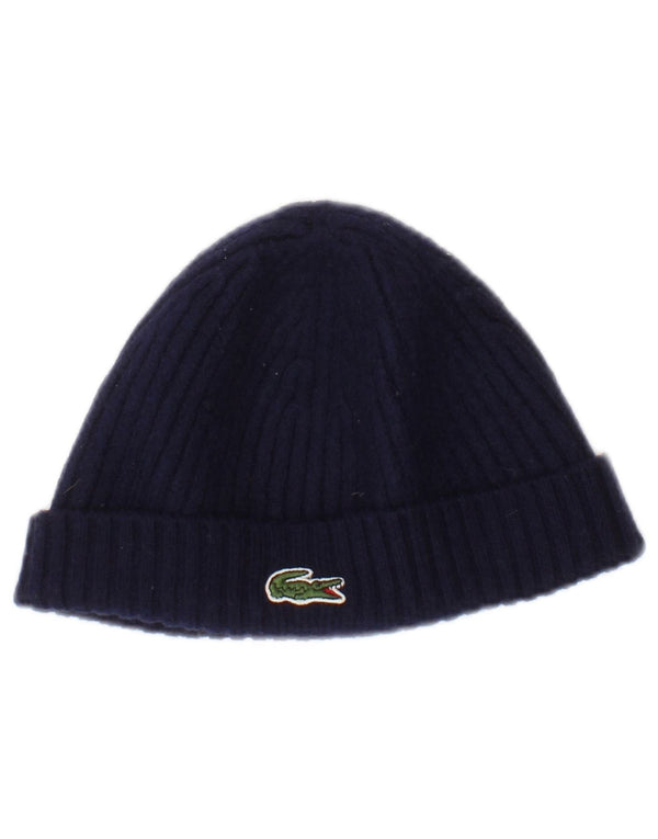 Lacoste Bonnet Homme Taille Unique Bleu Marine Laine
