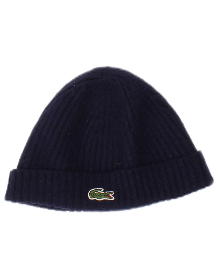 Lacoste Bonnet Homme Taille Unique Bleu Marine Laine