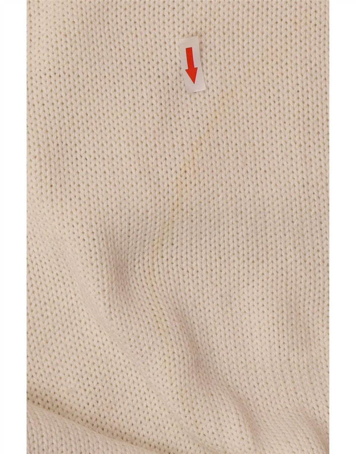 Carrera Pull col rond pour homme XL en coton blanc