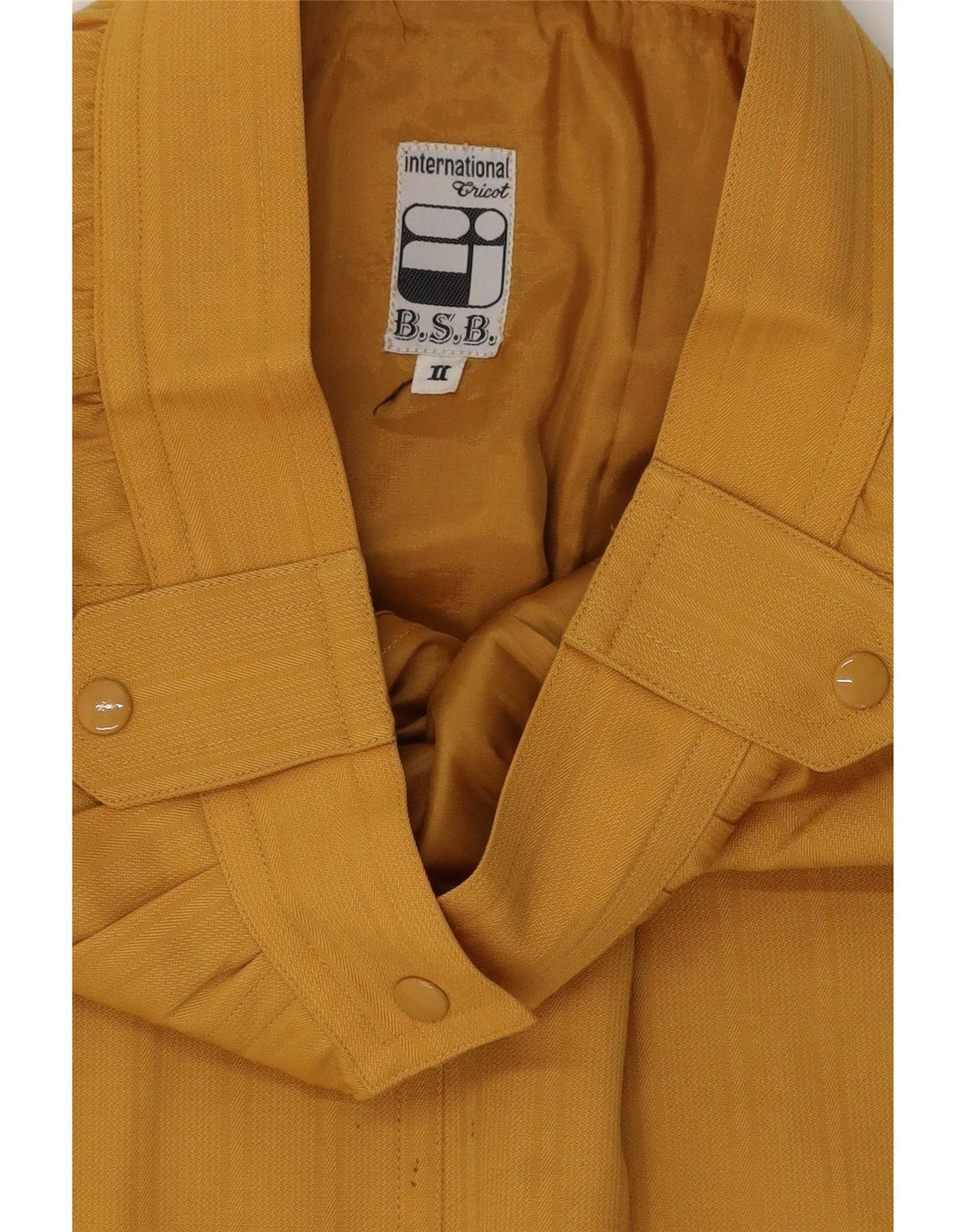 vintage Femme A-Line Jupe Petite W26 Jaune