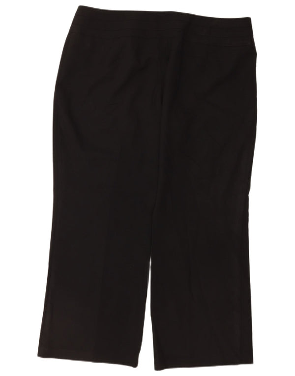 Marks & Spencer Pantalon décontracté coupe ample pour femme UK 18 XL W38 L28 Noir