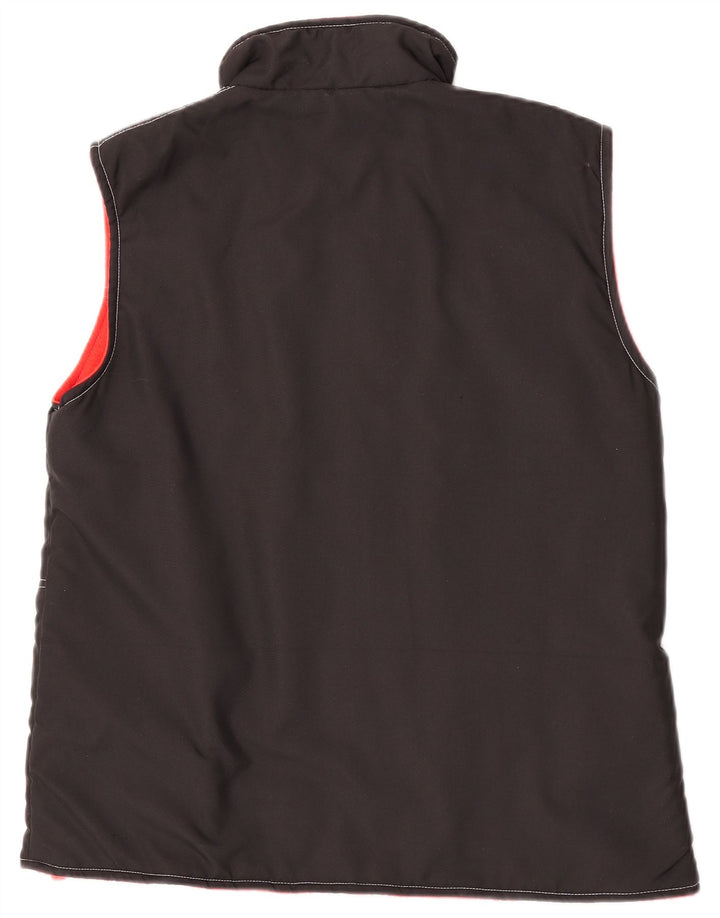 Lotto Gilet réversible pour homme UK 36 Petit Noir Polyester