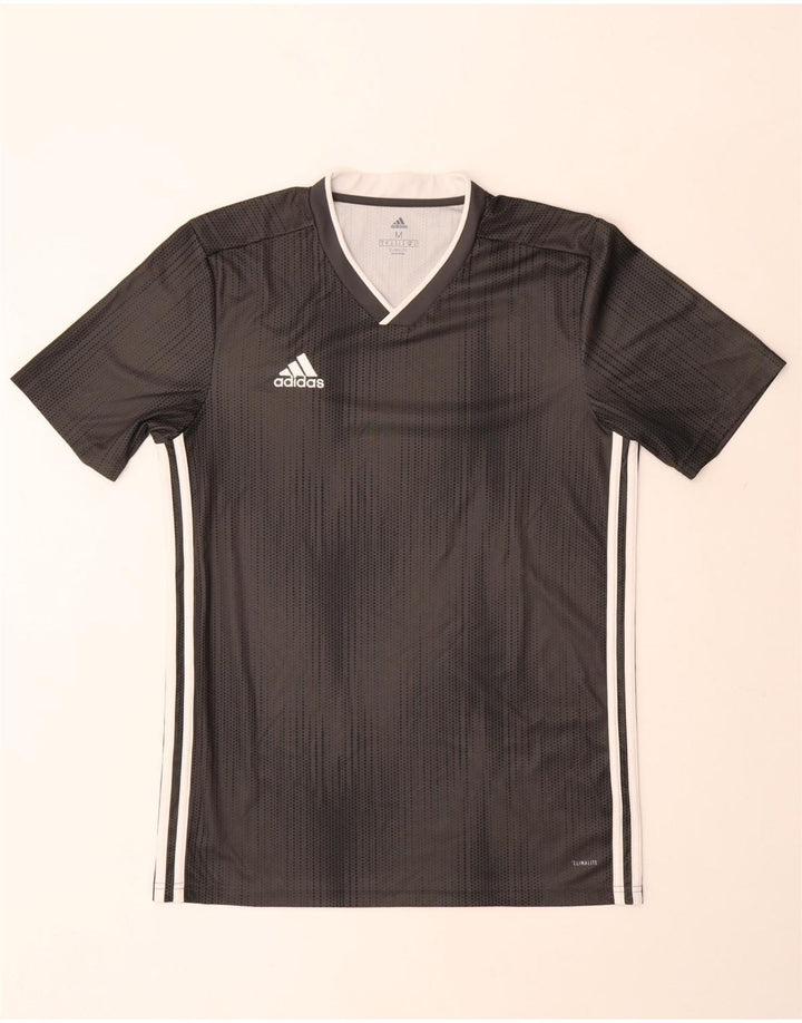 Adidas T-Shirt Climalite Homme Gris Moyen à Pois