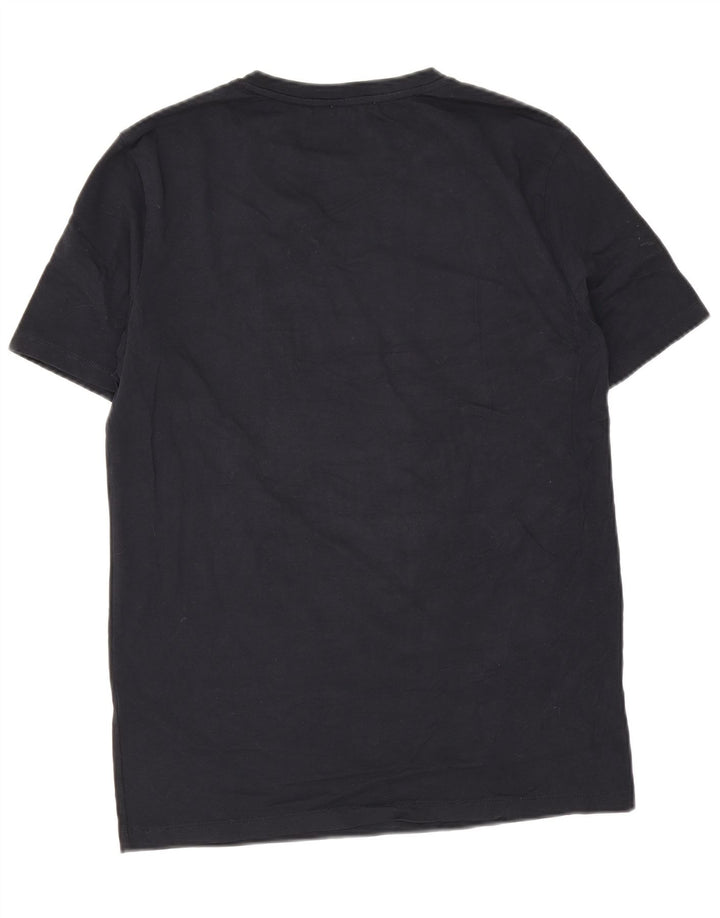 Zara T-Shirt Homme Haut Large Bleu Marine