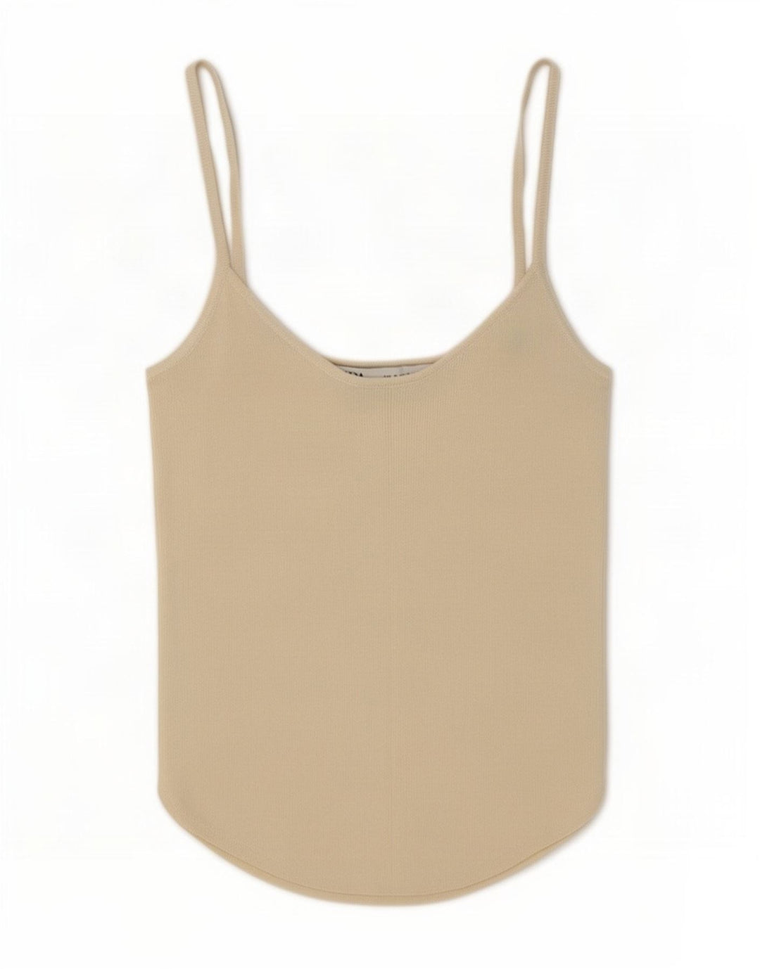 Zara Femme Cami Top UK 8 Small Blanc Cassé