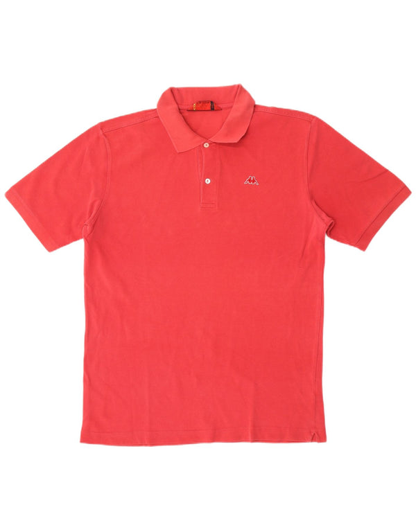 Kappa Mens Polo Shirt XL Red Cotton