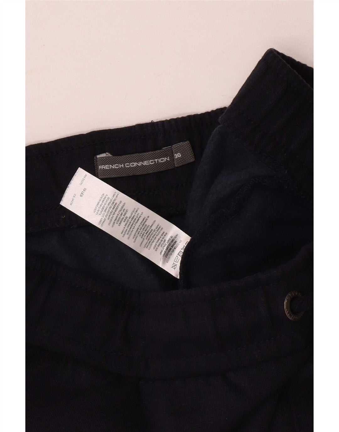 French Connection Short de Sport Homme Bleu Marine Large en Coton