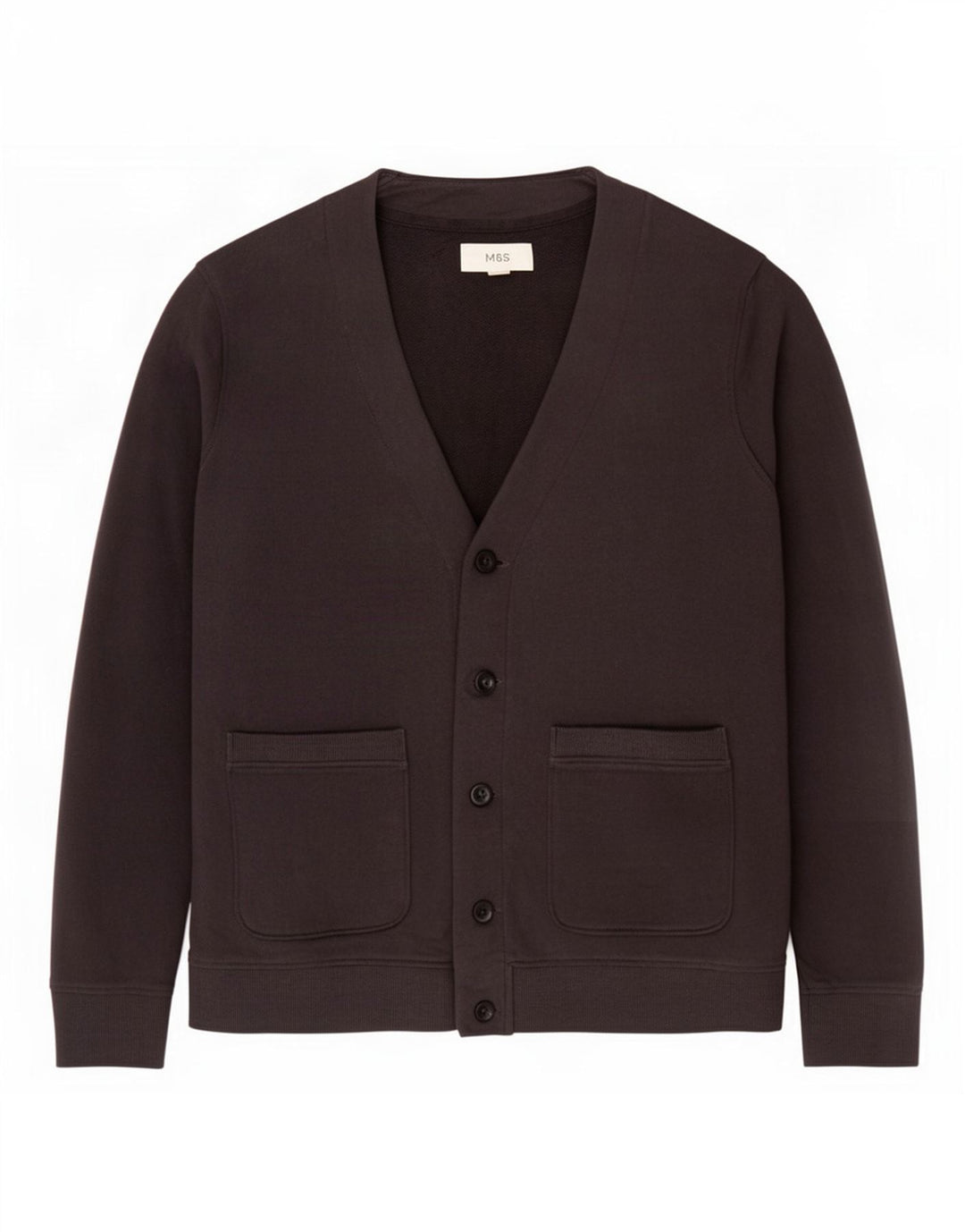 Marks & Spencer Veste de survêtement pour homme en coton bleu marine Taille L