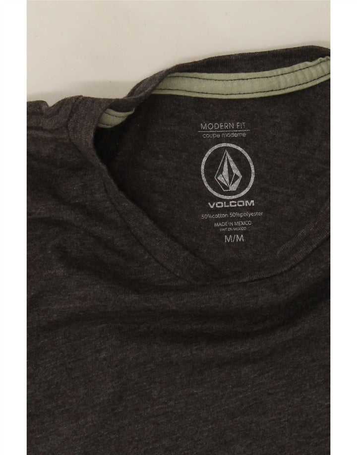 Volcom T-Shirt Graphique Coupe Moderne Homme Gris Moyen Coton