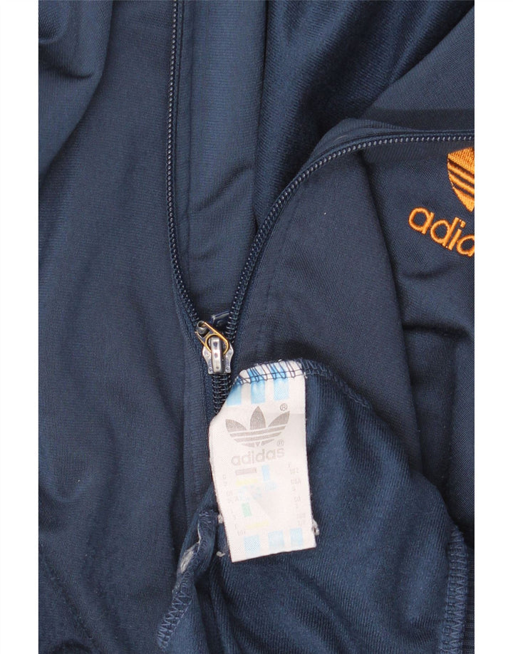 Adidas Veste de survêtement pour homme UK 34/36 Petit Bleu marine Polyester
